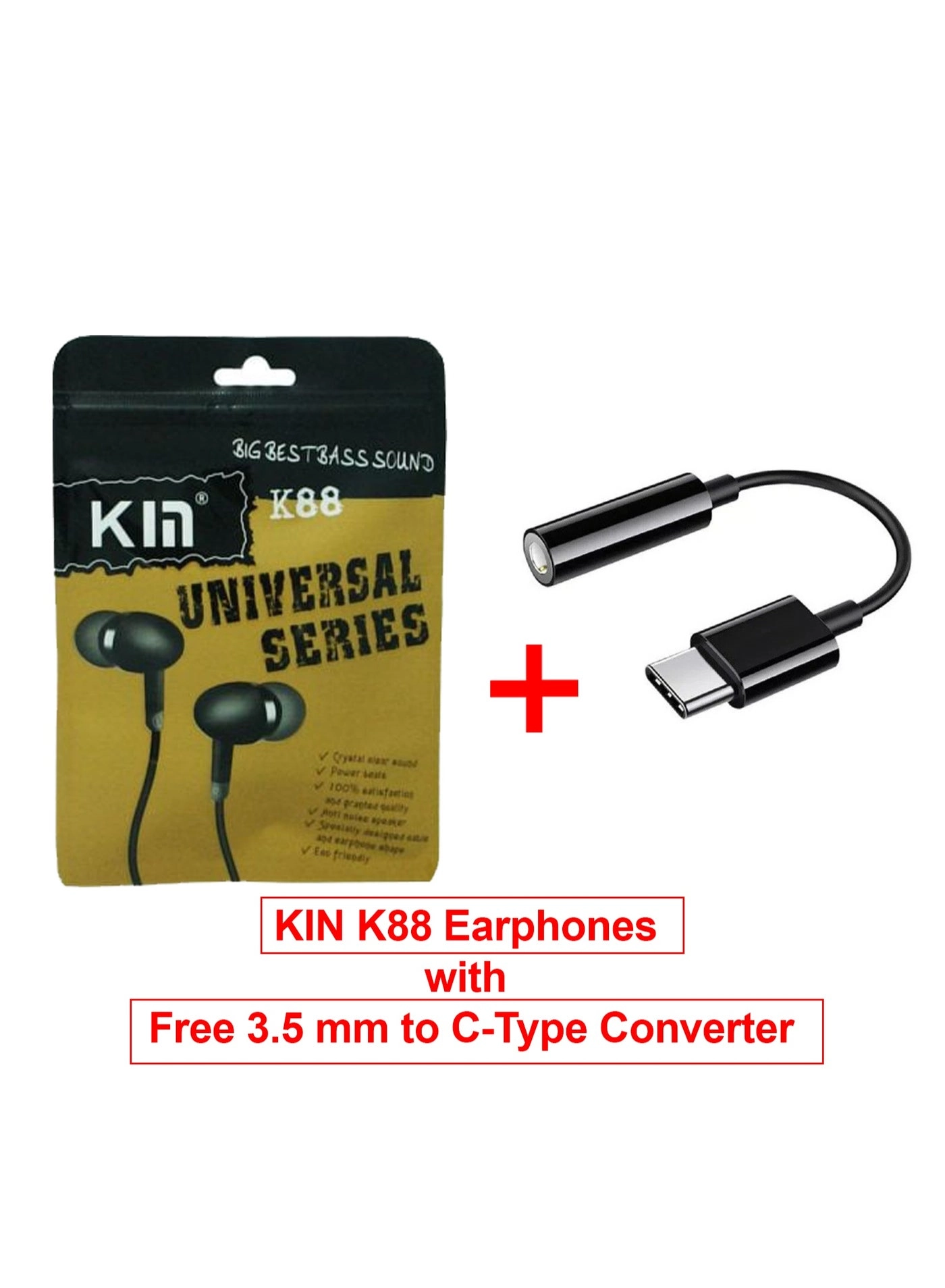 KIN K88 Wired Earbuds