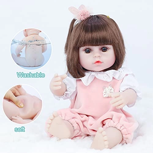 Reborn Baby Doll - 15 Inch Vinyl Mohair