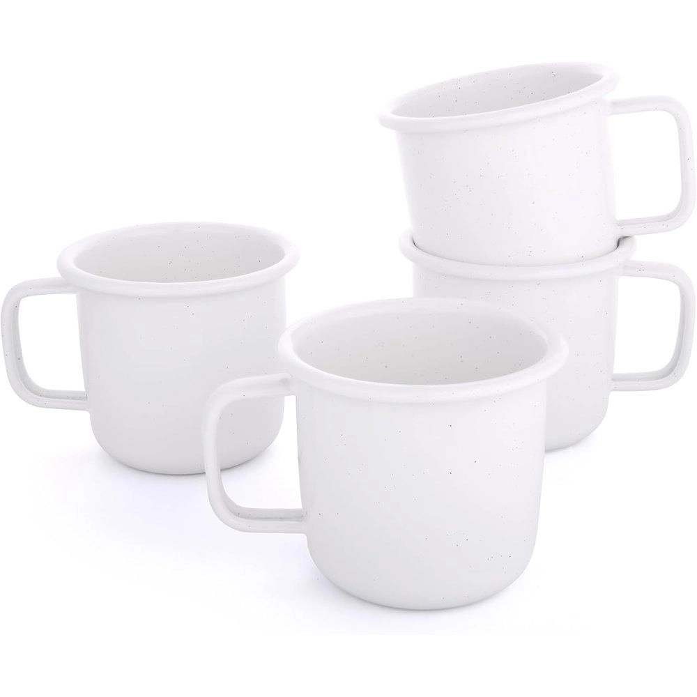 Rolled Enamelware Mug - 4 pcs