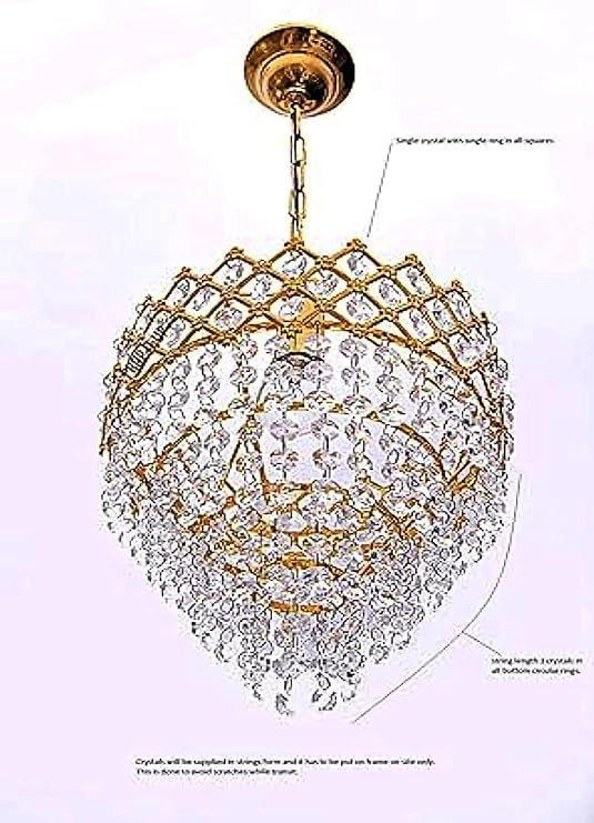 Chandelier - 250MM Gold