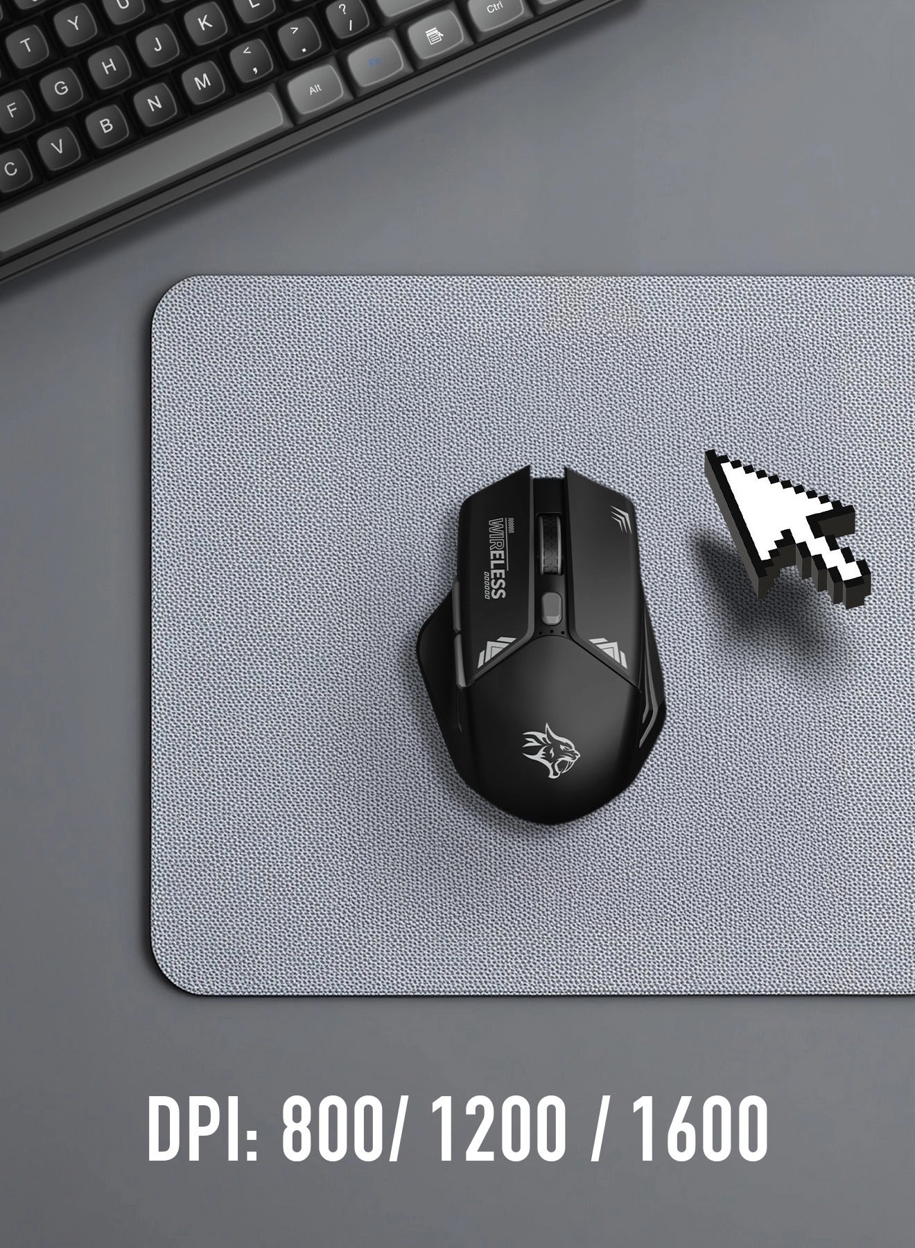 Keyboard + Mouse - EN Wireless