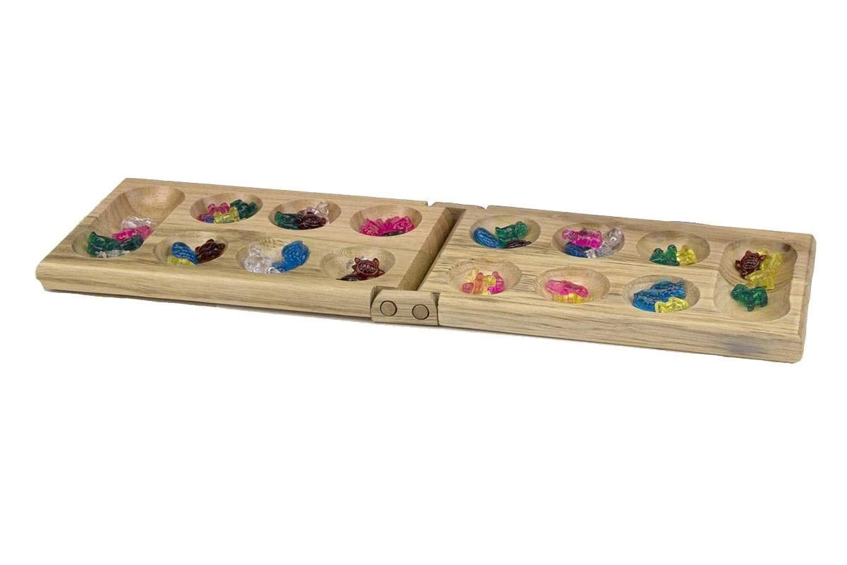 Classic Mancala - Fullsized Solid Wooden Board