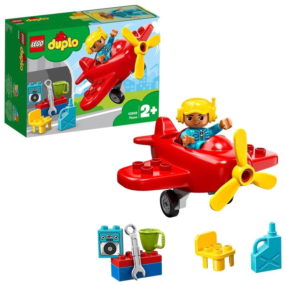 LEGO DUPLO Town Plane (10908) - Pilot, Music, Brick