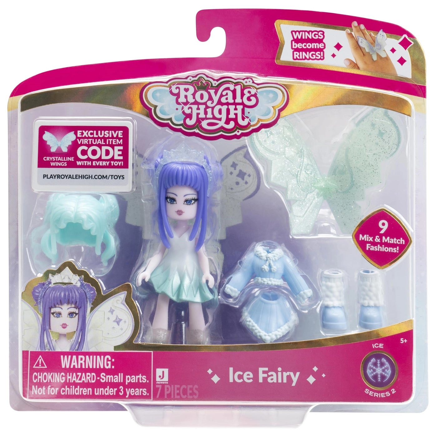 Ice Fairy Fashion Doll - 3” 9 Fashion Accessories Ages 5+