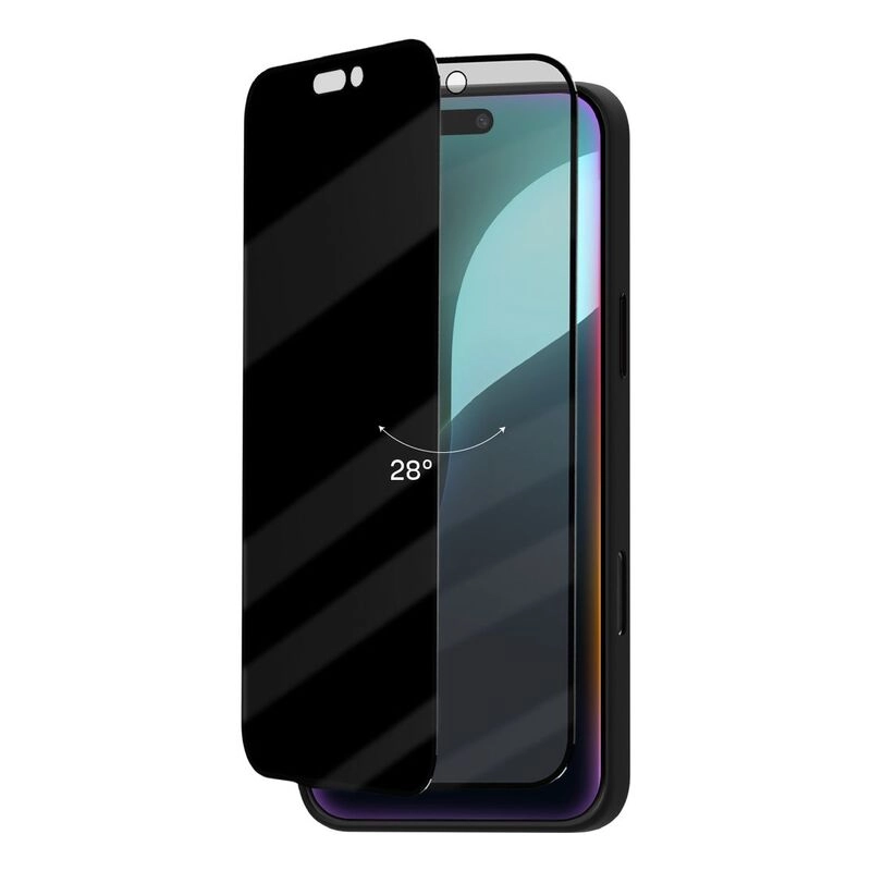 Matte Privacy Tempered Glass Screen Protector for iPhone 16 Pro