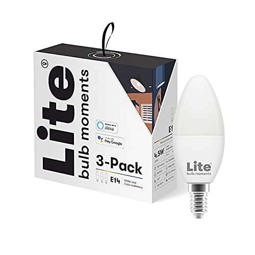 LITE BULB MOMENTS LED Light Bulb - 3 Pack E14