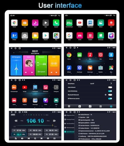 Android Car GPS Navigation + Rear View Camera - 9 inch 2+32GB FO-G7318A+7318