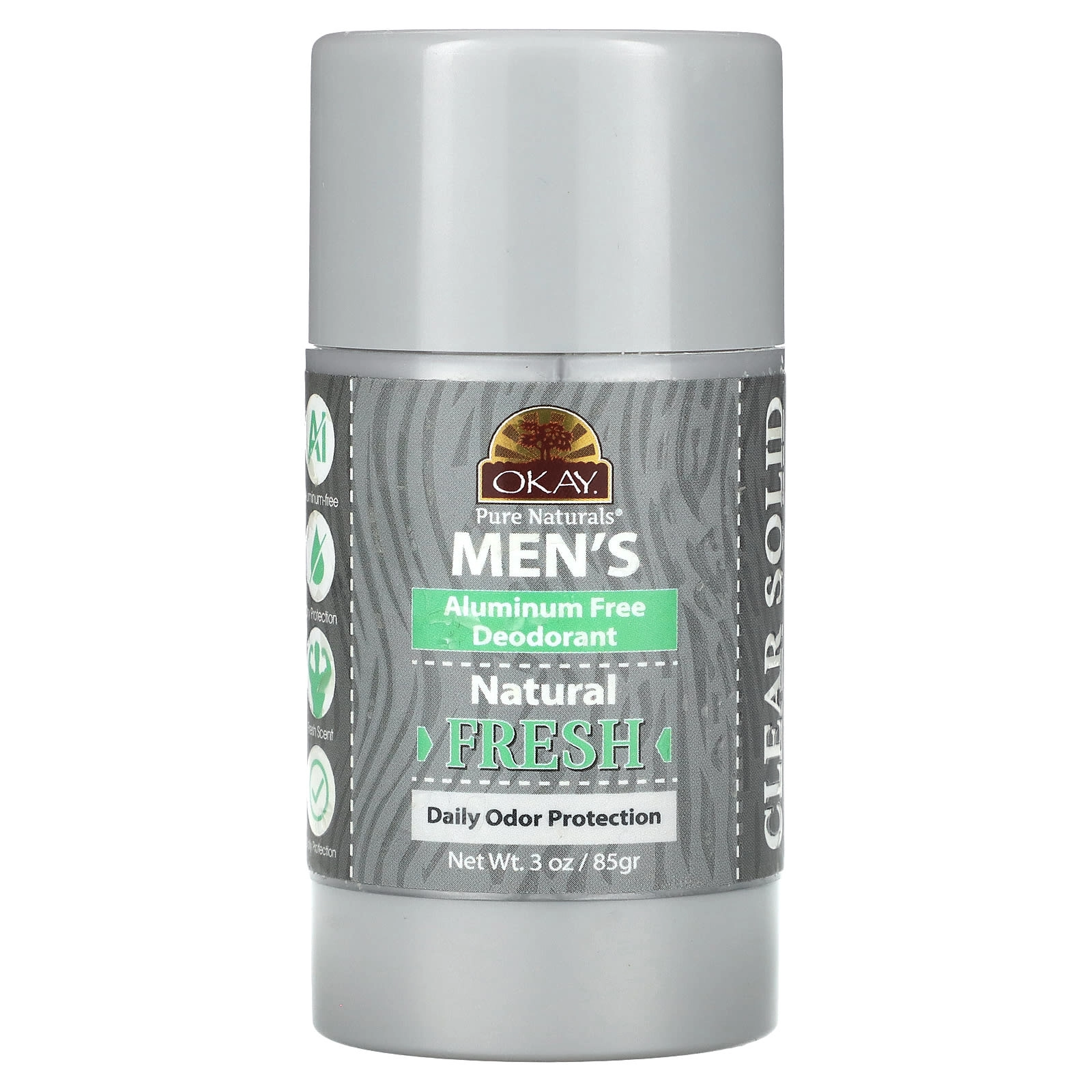 Men's Aluminum Free Deodorant - Natural Fresh 85 g