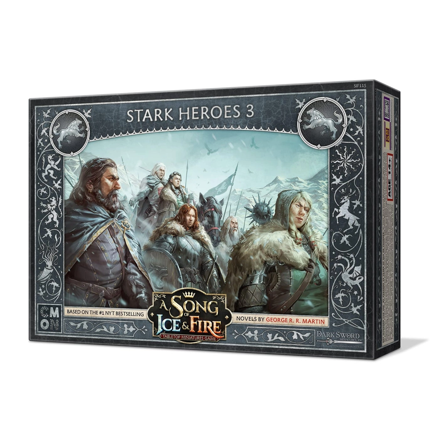 A Song Of Ice And Fire Tabletop Miniatures Game: Stark Heroes Iii Box Set