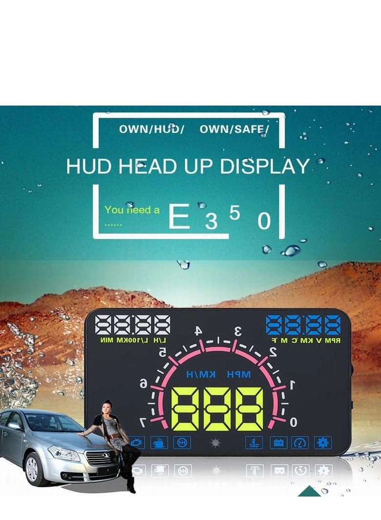 Head Up Display(HUD) Vehicle Speed Meter - E350