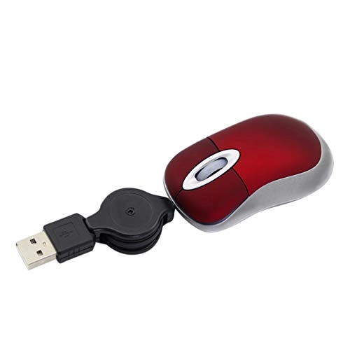 Mini Retractable Optical Mouse - Wired