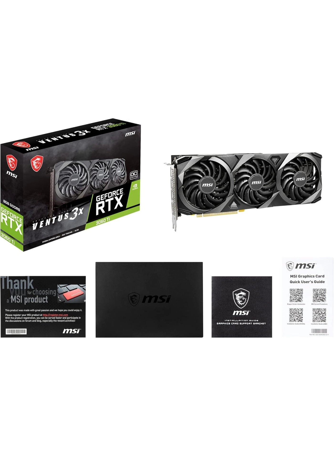 GeForce RTX 3060 Ti VENTUS 2X - 8GB