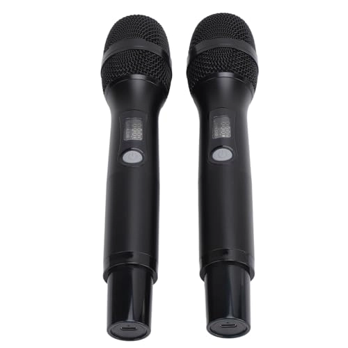 Dual Wireless Microphone - 2pcs UHF