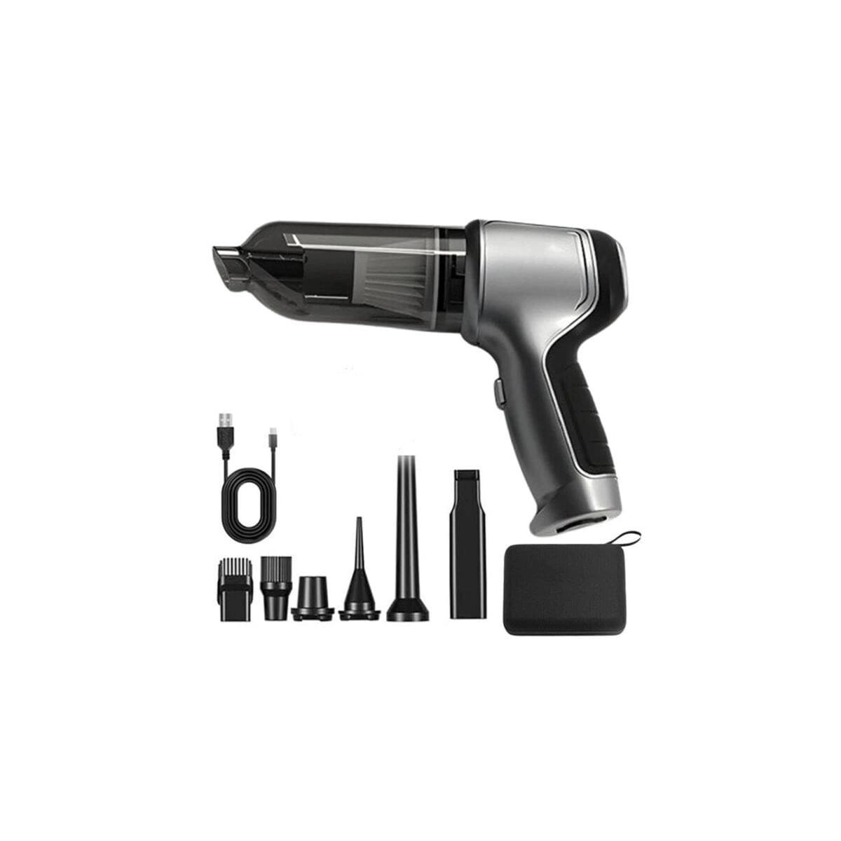 Tradeo High-Power Alloy Turbine Cordless Car Vacuum Cleaner