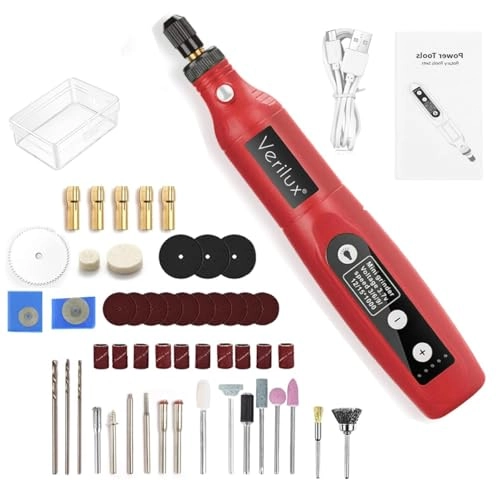 Yiwu Kaiming Industrial Co., Ltd. Rotary Tool Kit - 50Pcs USB Rechargeable Cordless