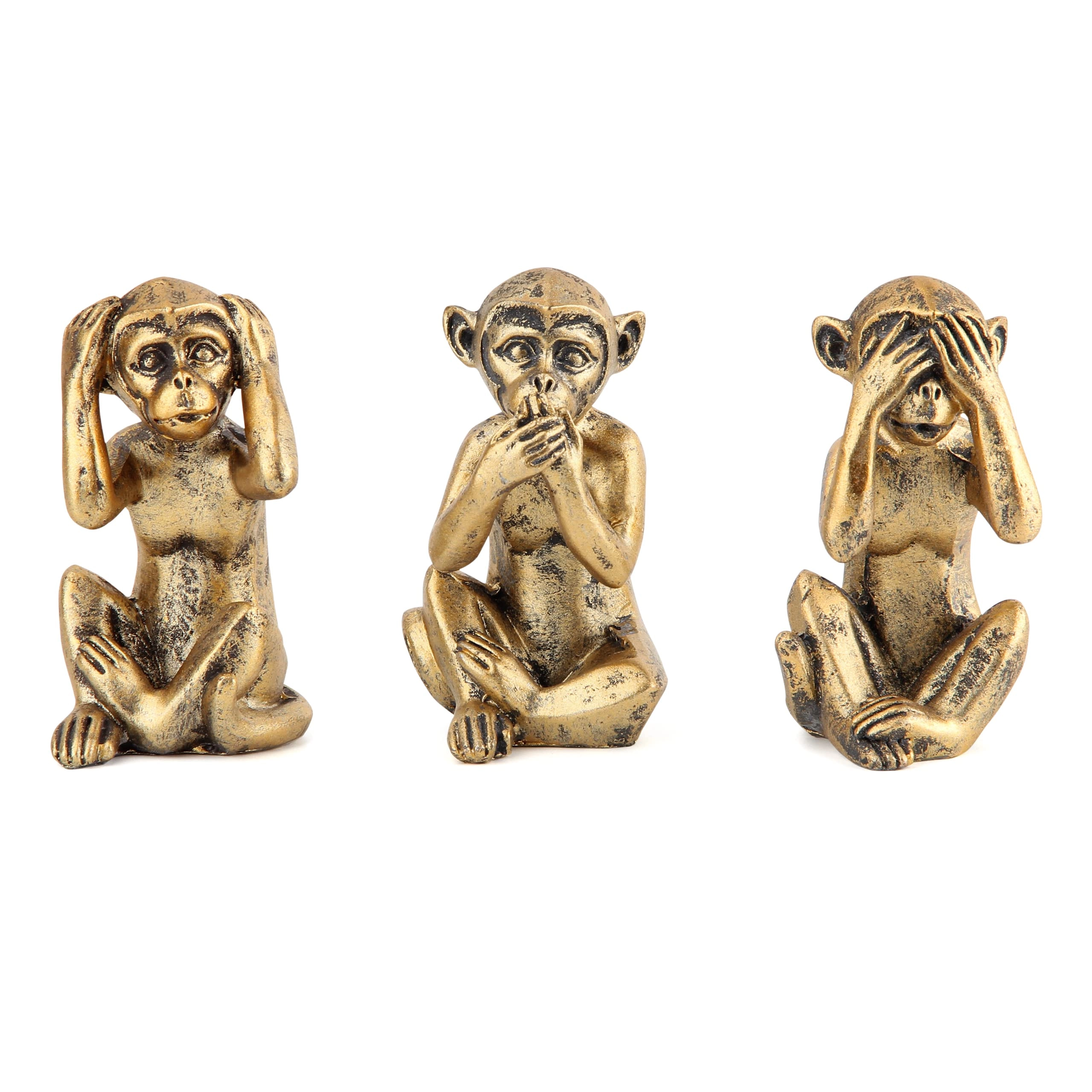 leekung 3 Wise Monkeys - Resin