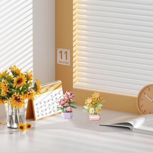 Roses - 317 pcs + Sunflower - 367 pcs