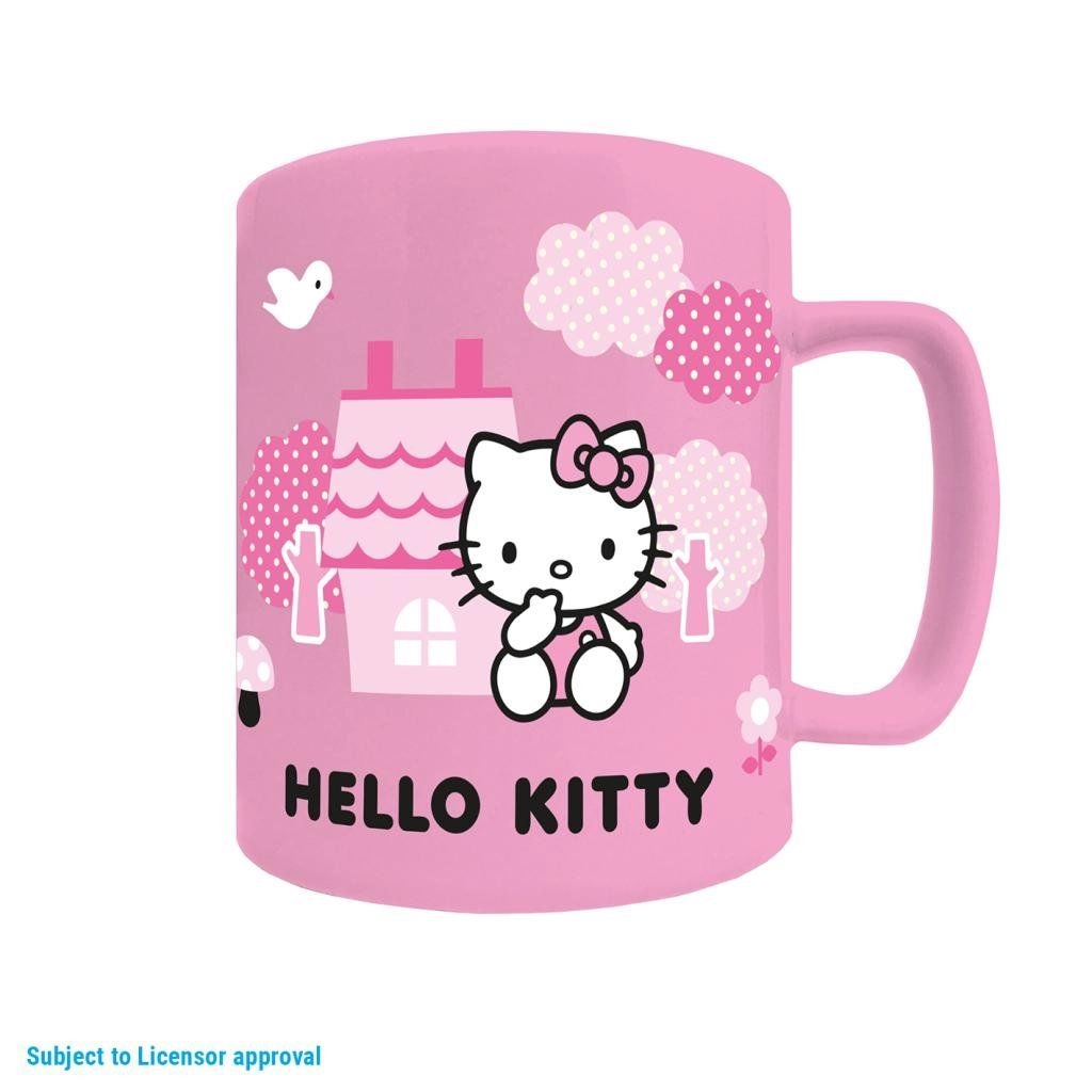 Pink Bow Face Icon Fuzzy Mug