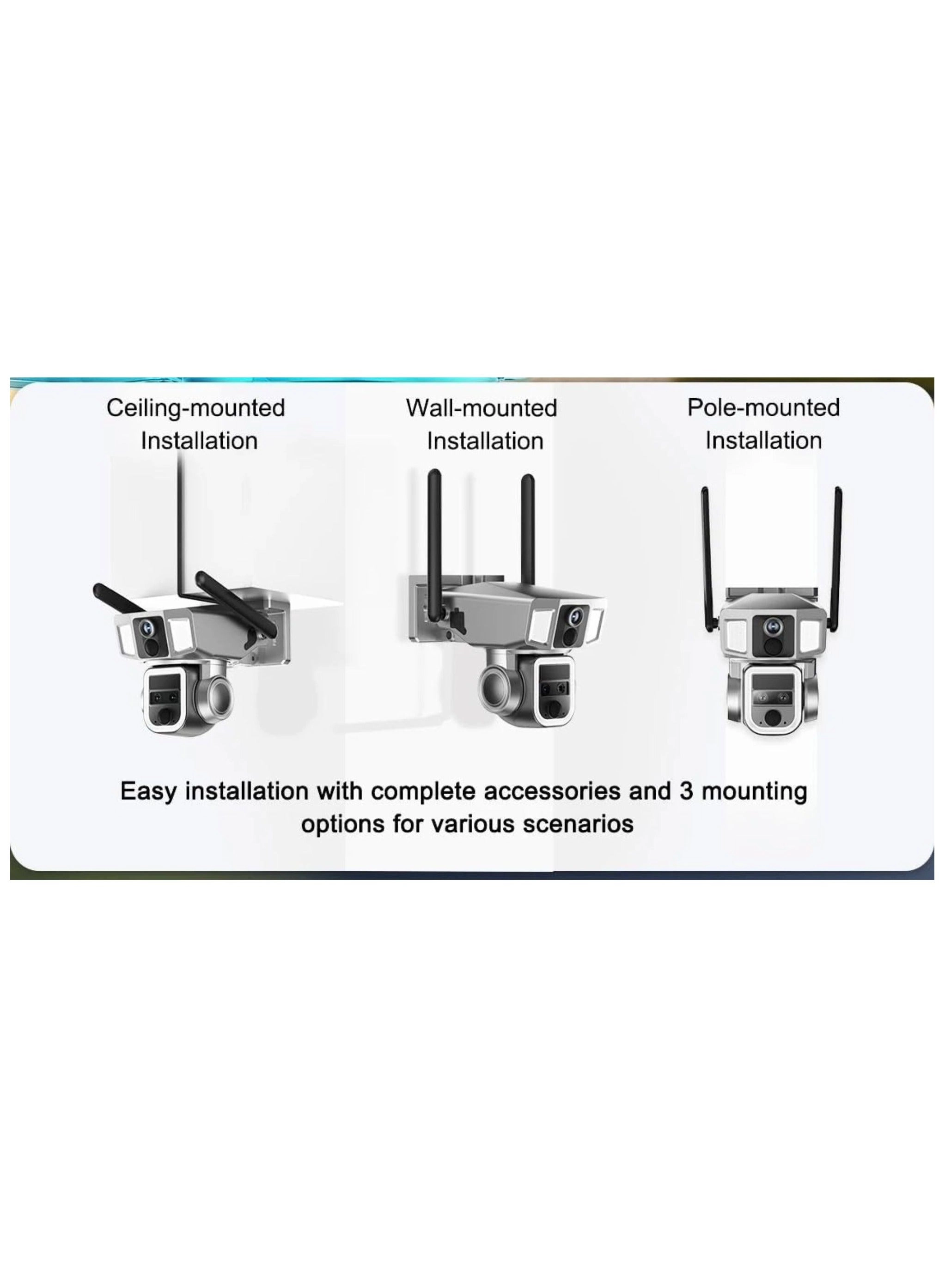 Solar Security Camera 4K