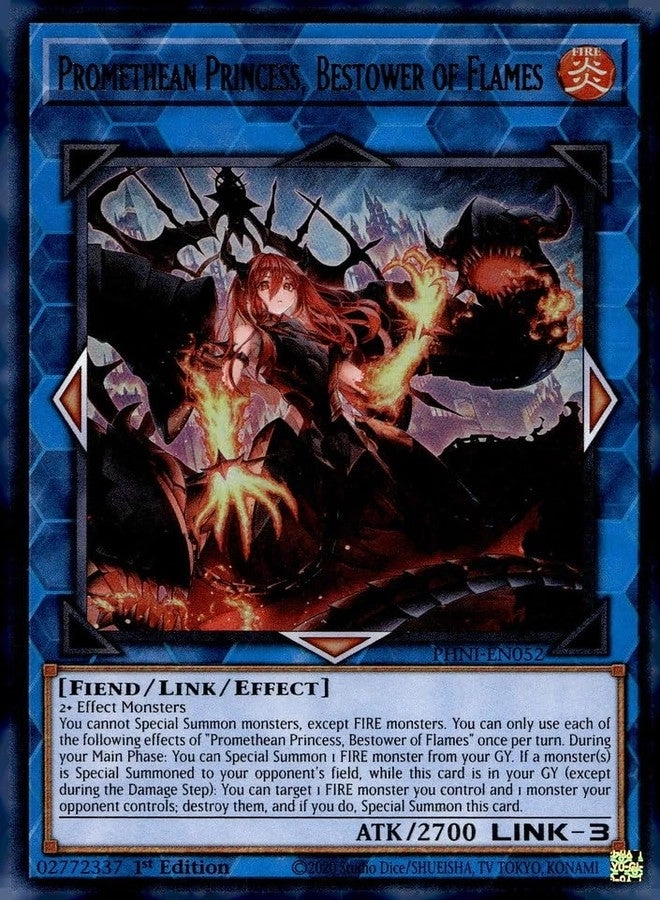 Yu-Gi-Oh! Promethean Princess, Bestower of Flames PHNI-EN052 - 1st Edition