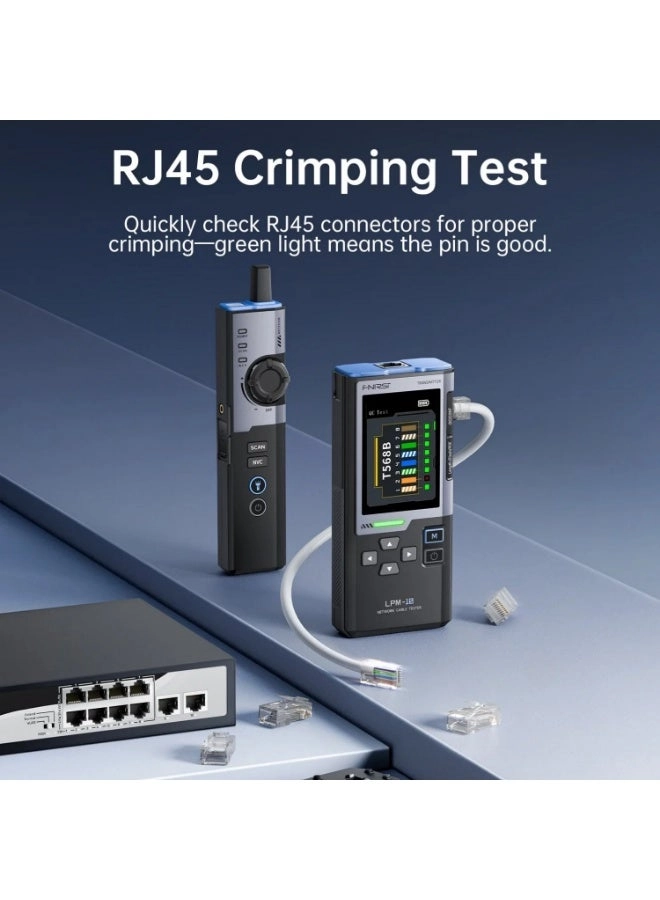LPM-10A - Color Display PoE Test RJ45 Crimp