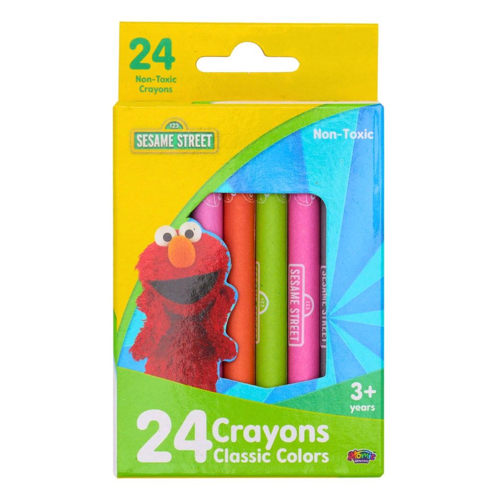Classic Colors Crayons - 24 Pcs