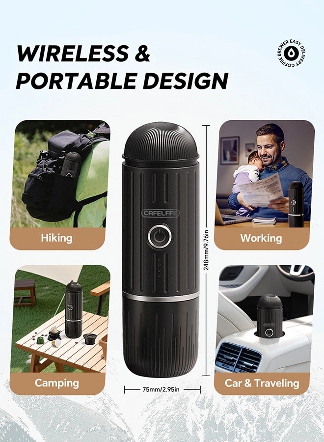 Portable Espresso Maker - 80 ml Capsule Coffee Maker Espresso Maker