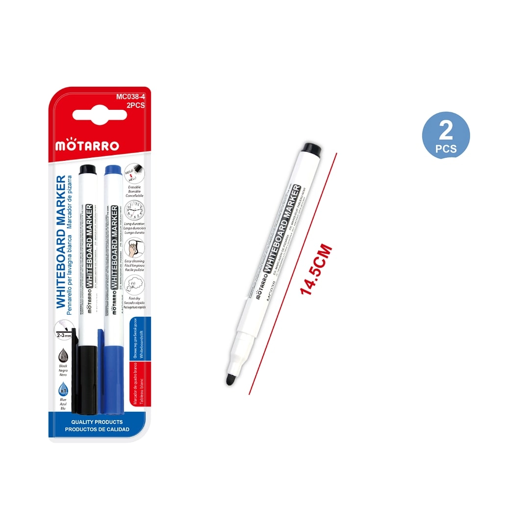 AL ARQAM LLC White Board Marker Set - MC038-4 Smooth Writing Low Odor