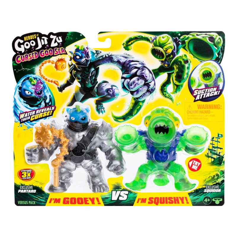 Heroes of Goo Jit Zu Cursed Goo Sea - Pantaro + Squidor (37313669-42671) 2 pcs