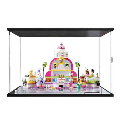 Figures Display Box - 30x20x25cm Mirror+sliding Door