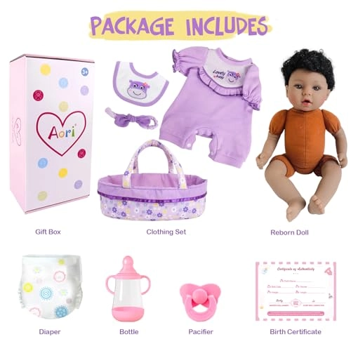 Reborn Baby Doll - 18 inches Vinyl Ages 3+