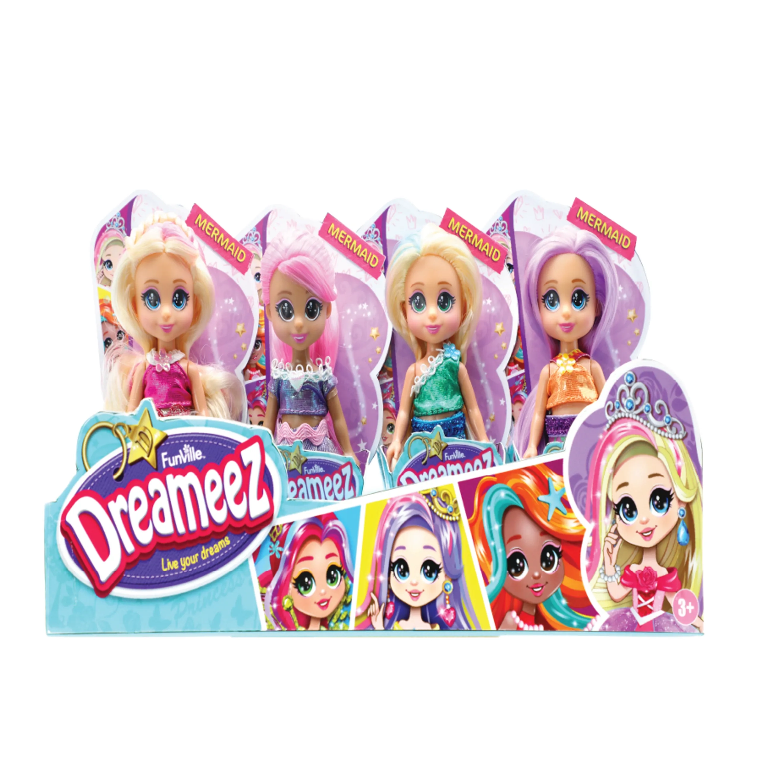 Dreameez Mini Mermaid Fashion Doll - Style May Vary Ages 3+