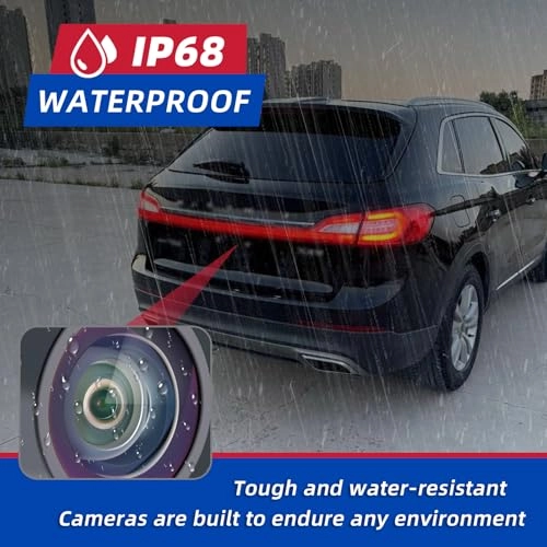 Rear View Backup Camera - Waterproof Far-infrared Wide-angle