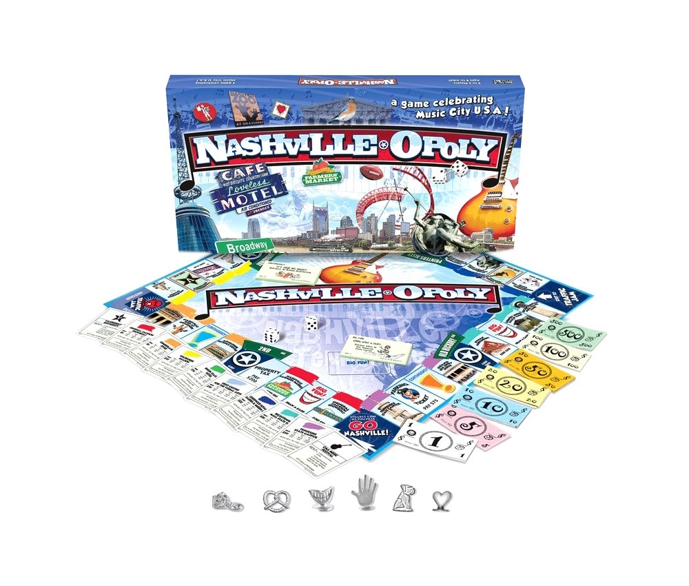 Late for the Sky Nashville-Opoly