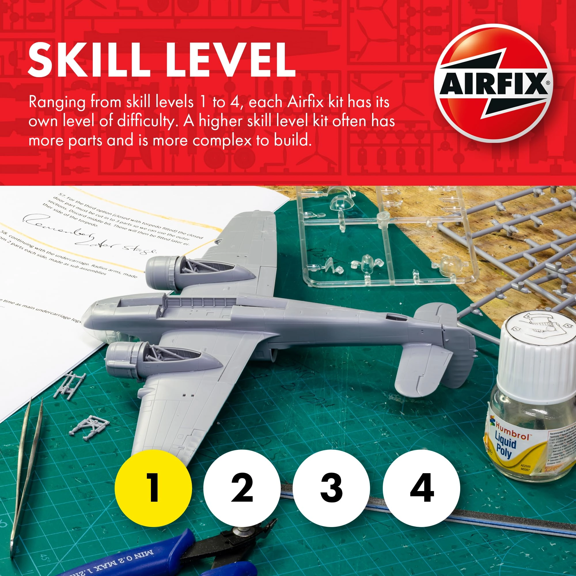 P-51D Mustang vs Bf109F-4 Dogfight Double Model Kit (A50193) - 1:72