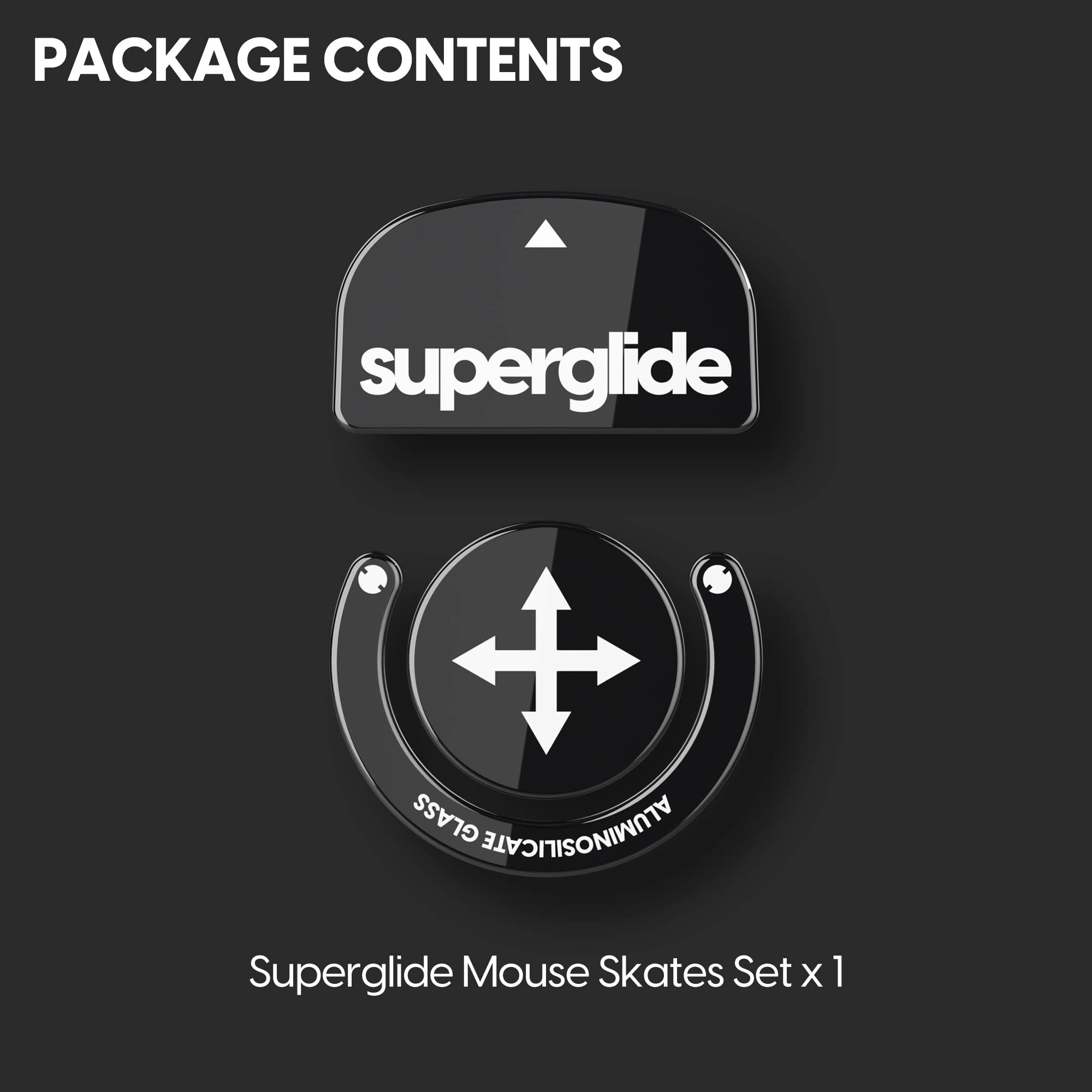 Superglide - tempered glass Silver