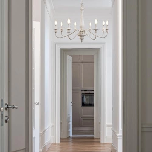 Traditional White Pendant Lamp - 150 cm