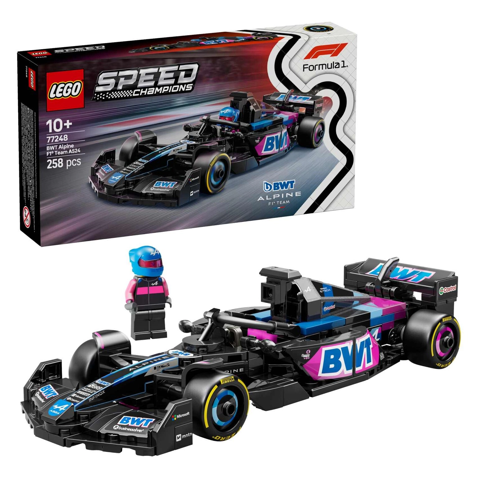 COLOR LAND CHILDRENS TOYS CENTER LLC Speed Champions BWT Alpine A524 (77248)
