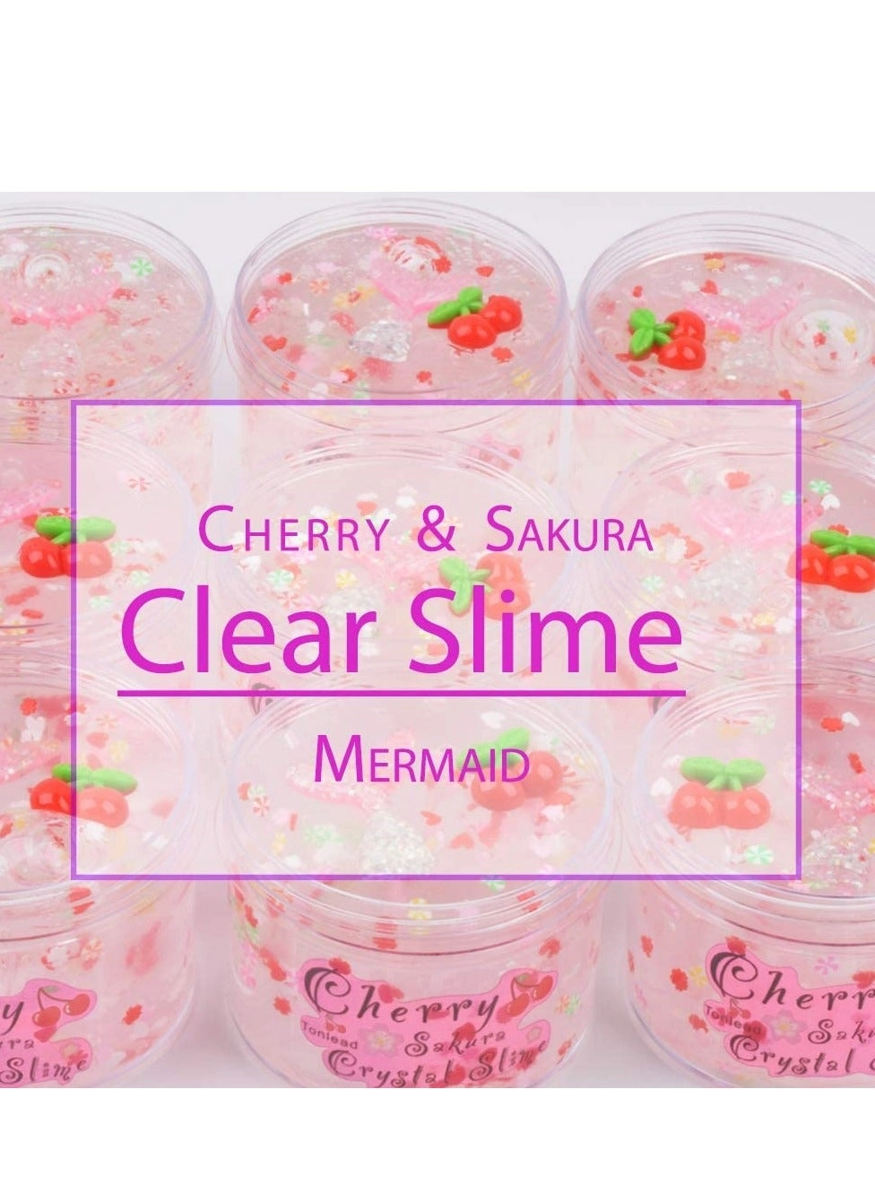 Clear Slime Crystal Putty - 5 pcs