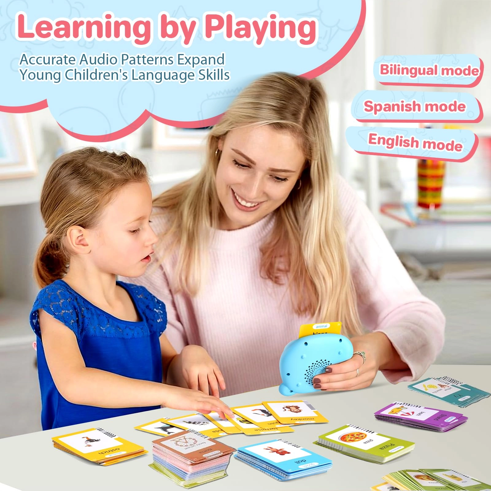 Talking Flash Card - 3+ 1 pieces