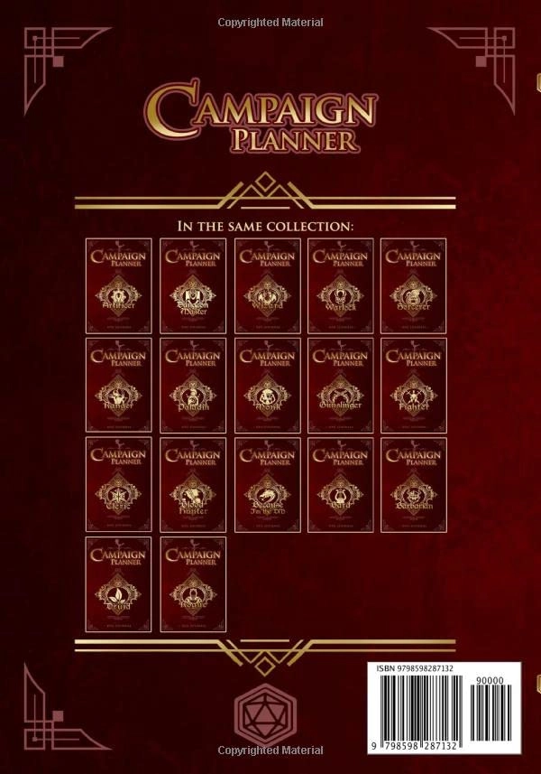 Barbarian - Campaign Planner RPG journal