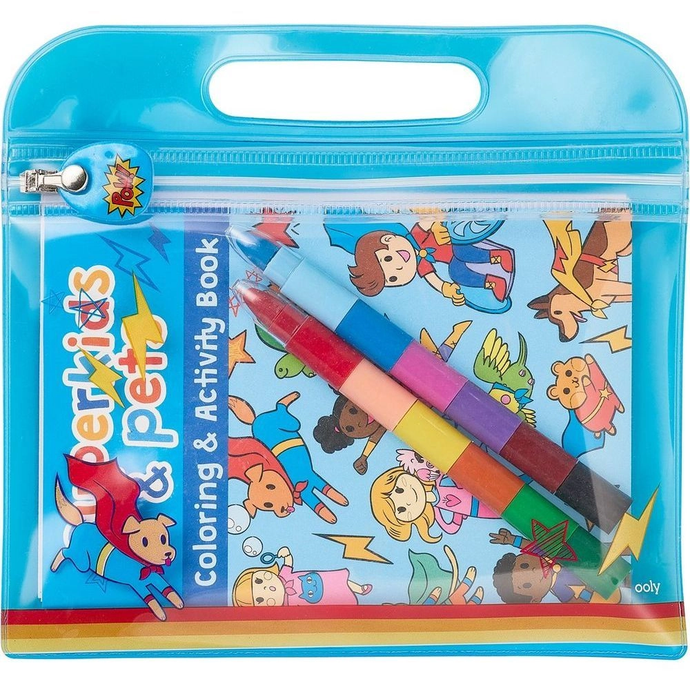 OOLY Mini Traveler - 2 stackable wax crayons