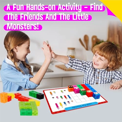 Math Connecting Cubes - 36 months - 6 years 100 pieces