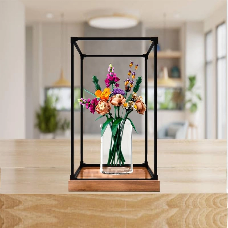 Acrylic Display Case for Le-go 10280 - 9.84x 9.84 x17.71 in Transparent Protective