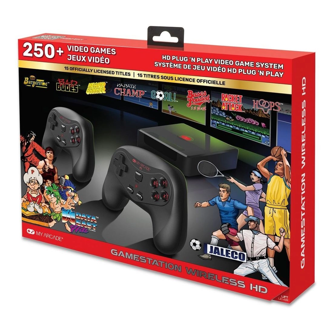 My Arcade Gamestation Wireless HD - 250+ retro-inspired games, 2 wireless controllers, HD output