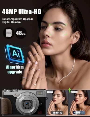 64MP Digital Camera - 4K 16X Zoom
