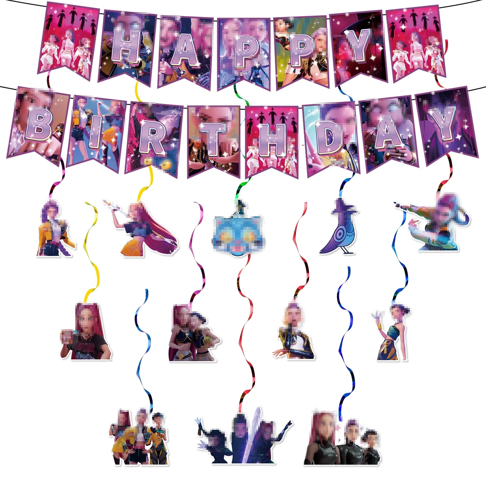 Birthday Decorations Banner - 14Pcs Birthday
