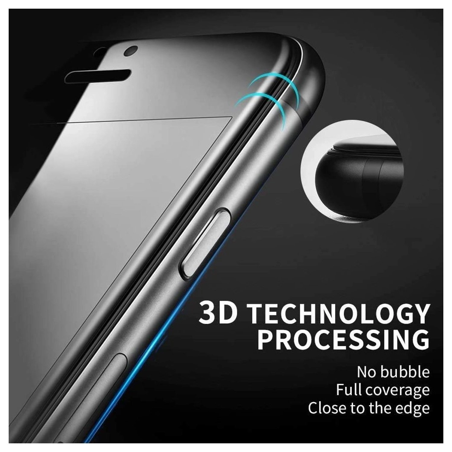 Clear Tempered Glass Screen Protector + Back Protector for iPhone SE and iPhone 8