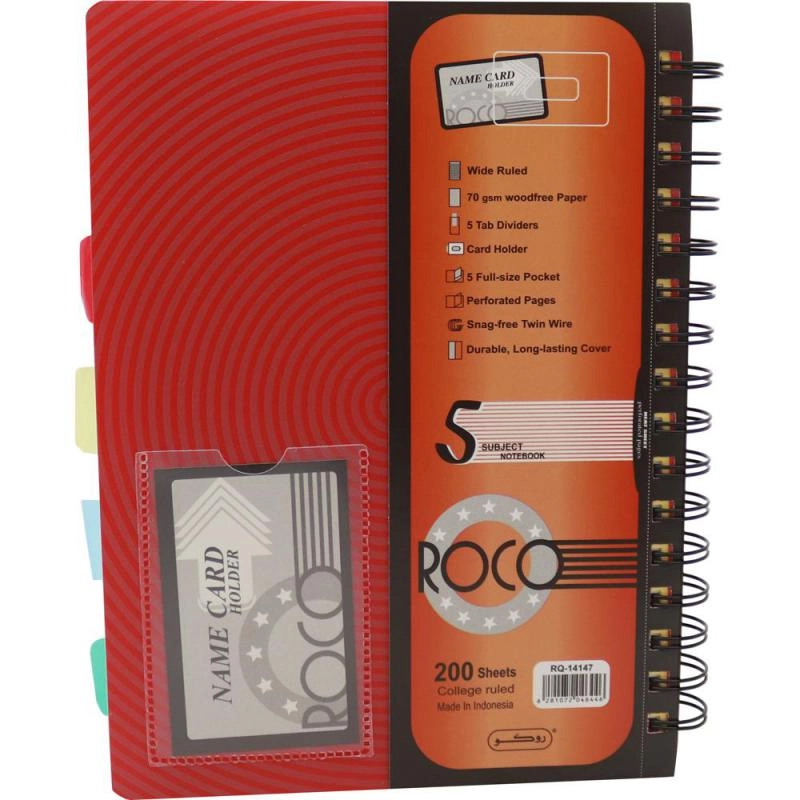 University Notebook Spiral - Grid 200 Sheets