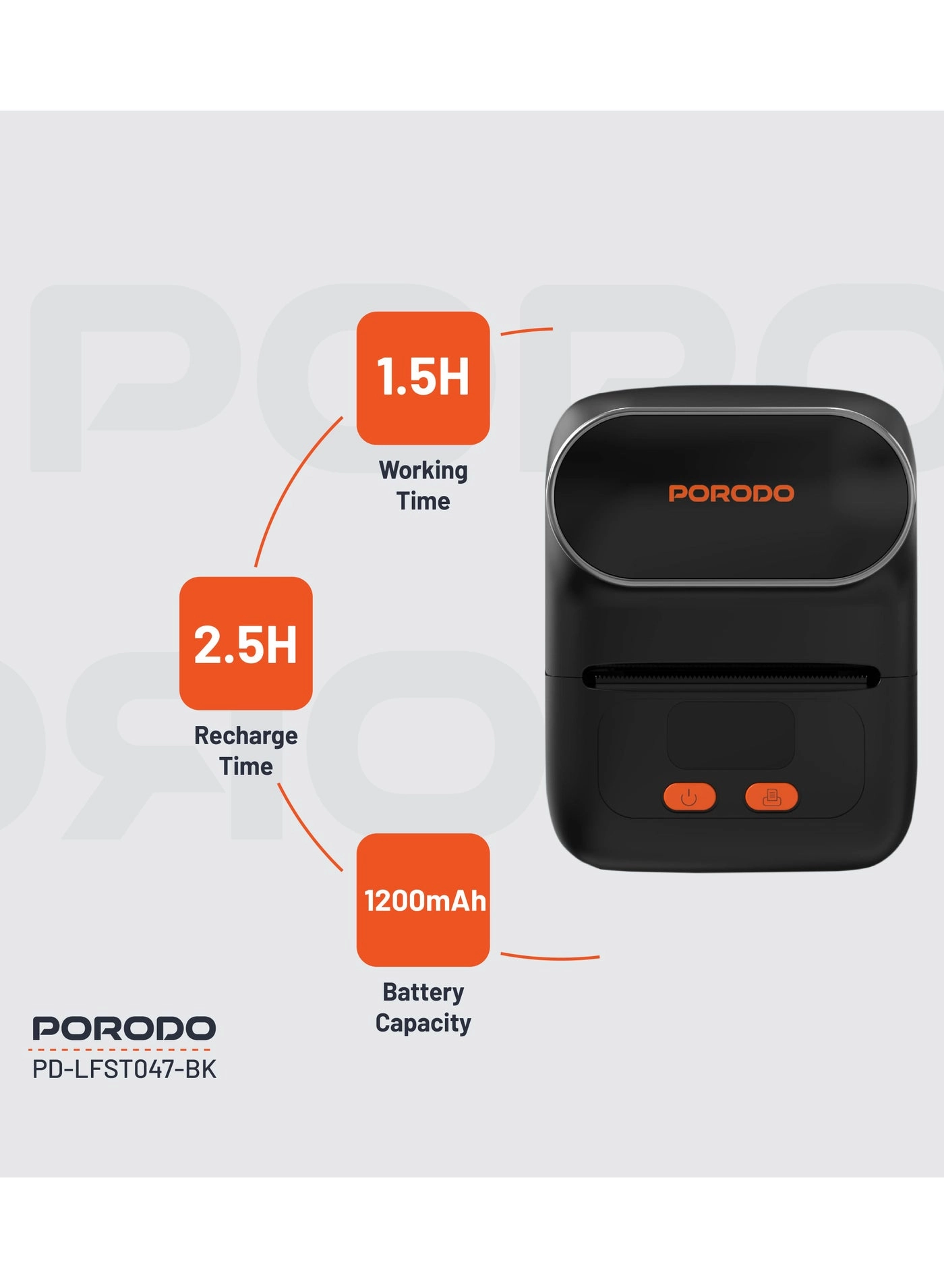 Super HD Thermal Printer - Inkless Printing 50 millimeter